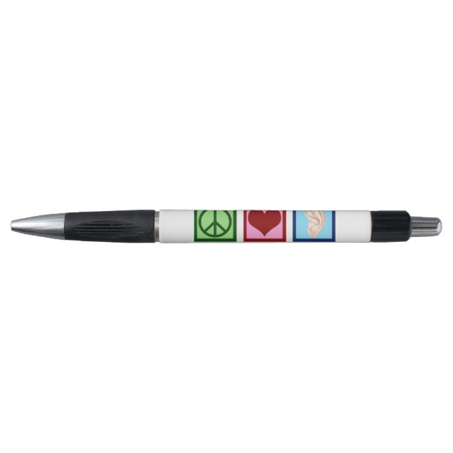 Peace Love Audiology Cute Audiologist Pen (Front)