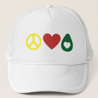 Peace, Love Avocado Hat