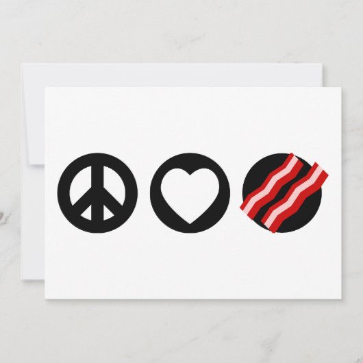 Peace Love Bacon (Front)