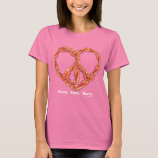 Peace. Love. Bacon. T-Shirt