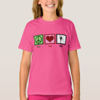 Peace Love Ballet Pink Girls