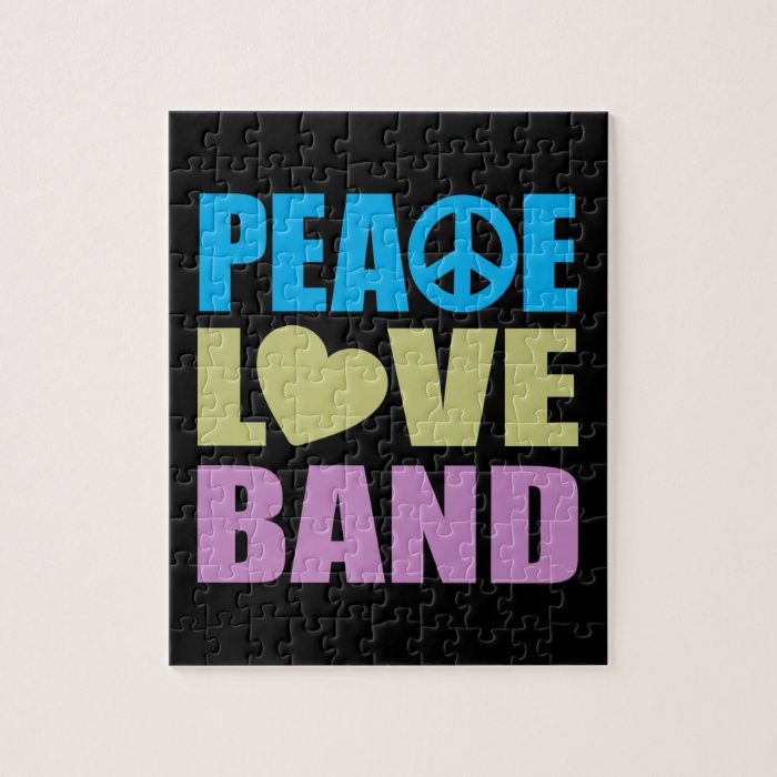 Peace Love Band Jigsaw Puzzles