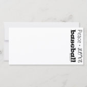 Peace Love Baseball (Front)