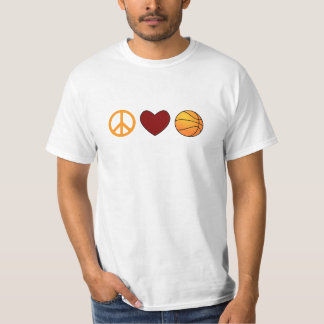 PEACE LOVE BASKETBALL T-Shirt