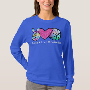 Peace Love Basketball T-Shirt