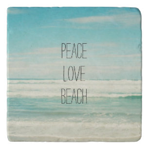 Peace Love Beach Trivet