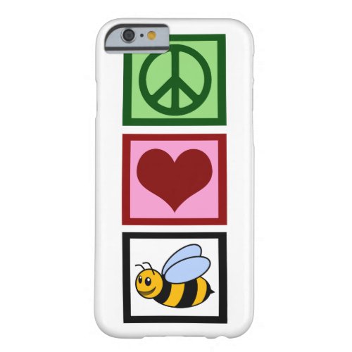 Peace Love Bees Barely There iPhone 6 Case