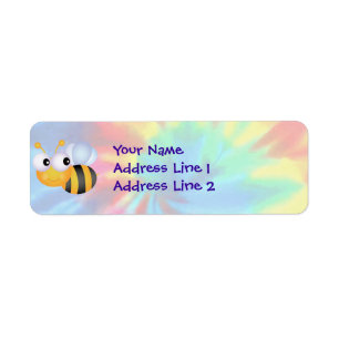 Peace, Love, Bees Label