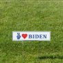 Peace Love Biden 2024 Election Yard Sign