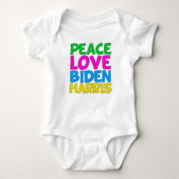 Peace Love Biden Harris Baby Bodysuit
