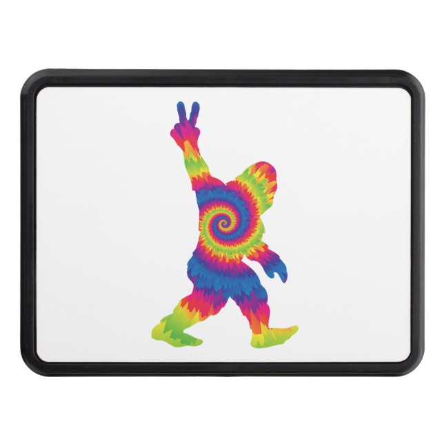 Peace Love Bigfoot - Bigfoot Lovers         Hitch Cover (Front)