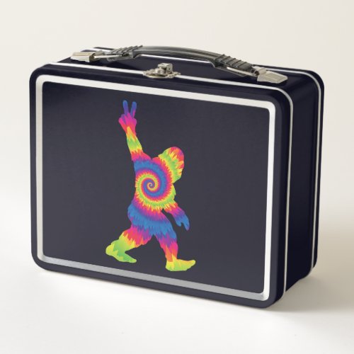 Peace Love Bigfoot _ Bigfoot Lovers         Metal Lunch Box