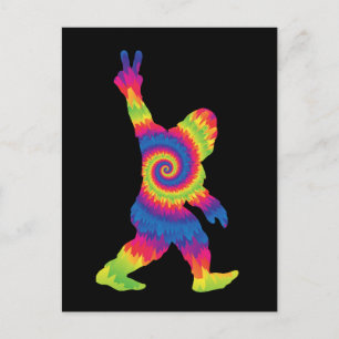 Peace Love Bigfoot - Bigfoot Lovers Postcard