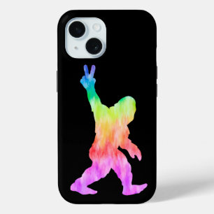 Peace Love Bigfoot iPhone 15 Case