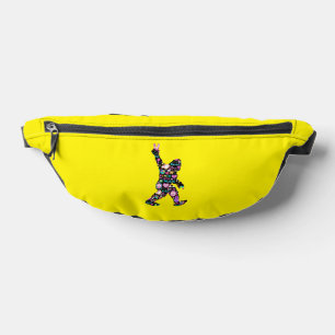 Peace Love Bigfoot Hippie Funny Bigfoot Lover Fanny Pack