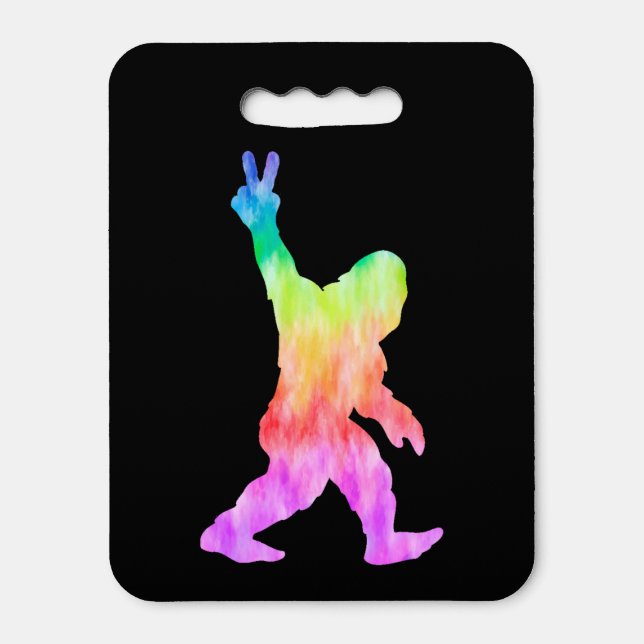 Peace Love Bigfoot        Seat Cushion (Front Vertical)