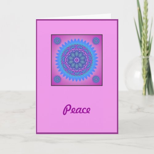 Peace  Love Birthday Card