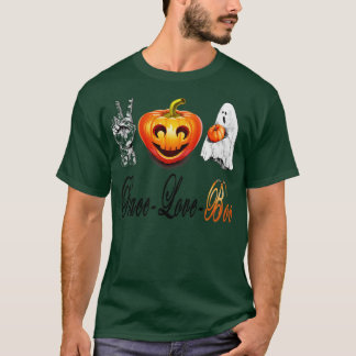 Peace love boo 1 T-Shirt