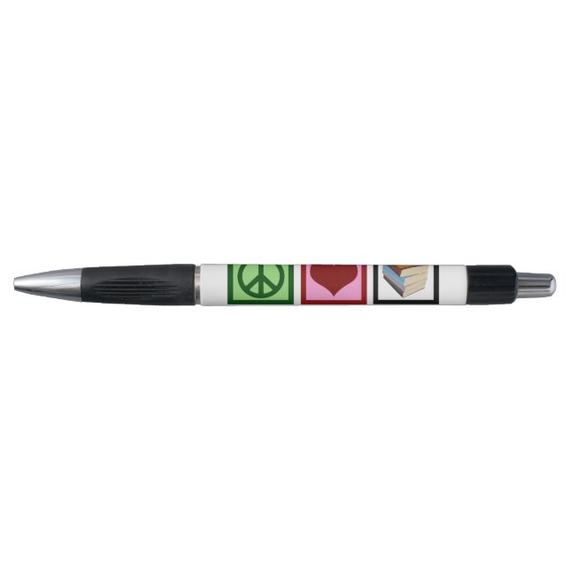 Peace Love Books Pen (Front)