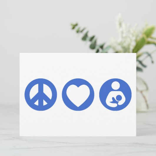 Peace Love Breastfeeding (Standing Front)