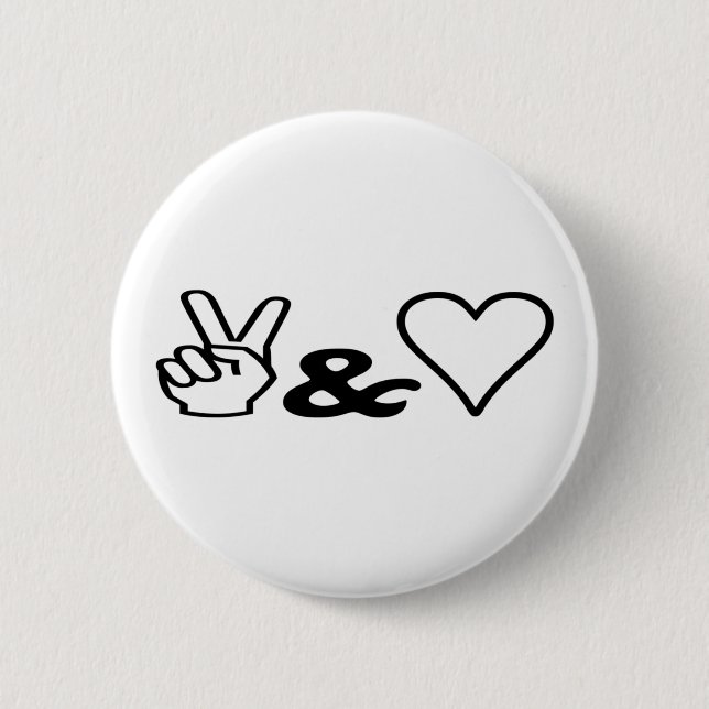 Peace & Love Button (Front)