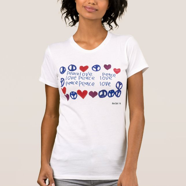 Peace & Love Cami T-Shirt (Front)