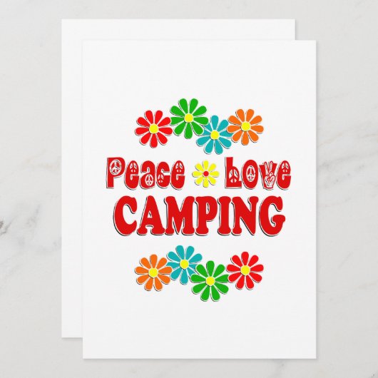 Peace Love Camping (Front/Back)