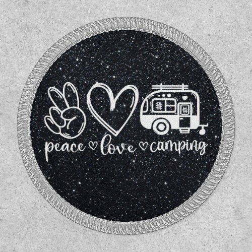 Peace Love Camping Patch