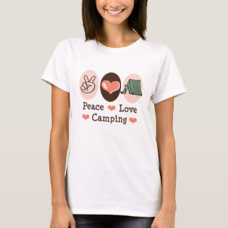 Peace Love Camping T shirt