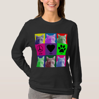 Peace Love Cat T-Shirt