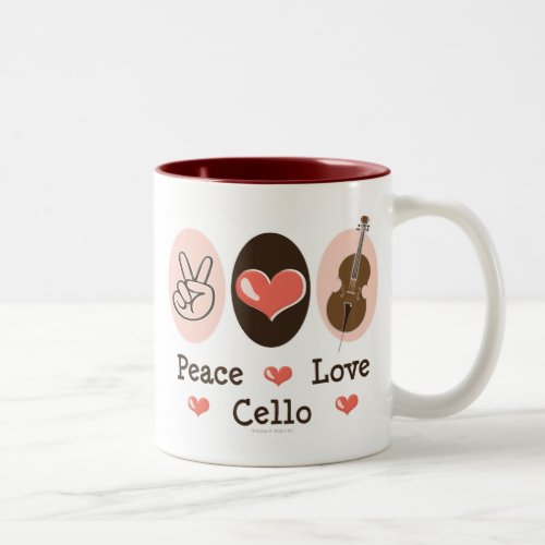Peace Love Cello Mug
