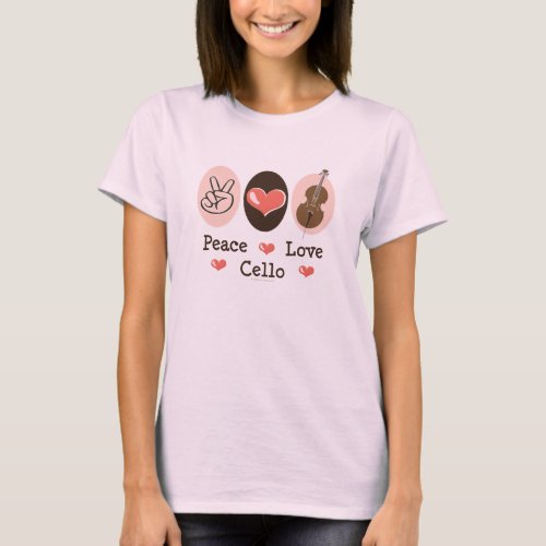 Peace Love Cello Organic Tee