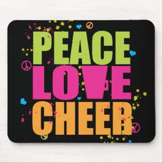 Peace Love Cheer Mousepad