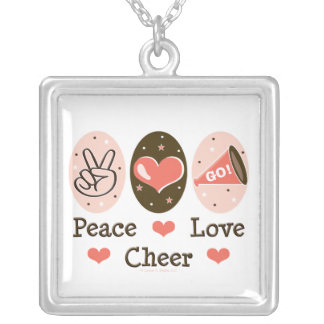Peace Love Cheer Necklace