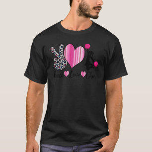 Peace Love Cheer Tie Dye Leopard Cheerleading Chee T-Shirt