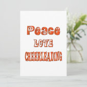 Peace Love Cheerleading (Standing Front)
