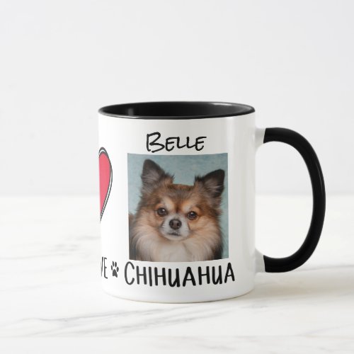 Peace Love Chihuahua Lovers Mug