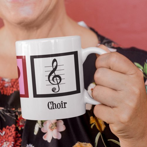Peace Love Choir Coffee Mug