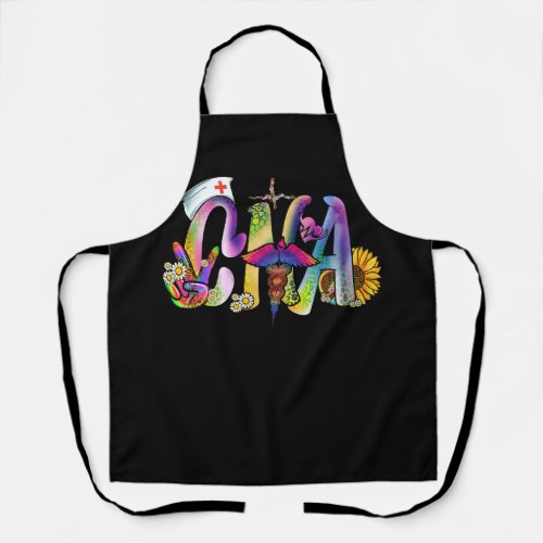 Peace Love CNA Nurse Certified Nursing Assistant L Apron