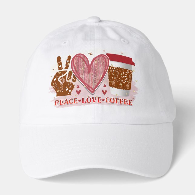 Peace Love Coffee Hat (Front)