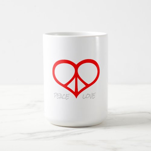Peace  Love Coffee Mug