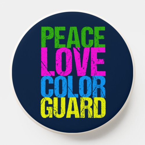 Peace Love Color Guard PopSocket