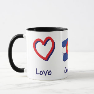 Peace Love Colorado Mug