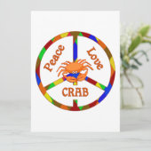 Peace Love Crab (Standing Front)