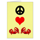 Peace love crabs (Front)