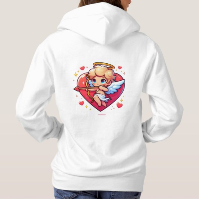 Peace Love Cupid - Cupid's Romantic Aim Hoodie (Creator Uploaded)
