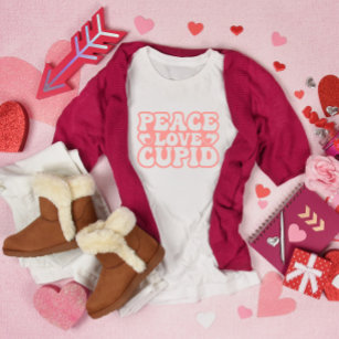 Peace Love Cupid Valentine's Day T-Shirt
