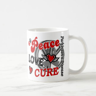 Peace Love Cure 2 Parkinson's Disease Coffee Mug