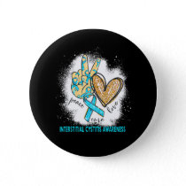 Peace Love Cure Bleached Interstitial Cystitis Button