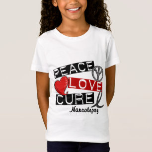 PEACE LOVE CURE NARCOLEPSY T-Shirt